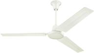 westinghouse lighting 7840900 industrial 56-inch three-blade ceiling fan - powerful cooling solution with easy j-hook installation, white logo