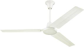 img 2 attached to Westinghouse Lighting 7840900 Industrial 56-Inch Three-Blade Ceiling Fan - Powerful Cooling Solution with Easy J-Hook Installation, White