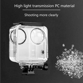 img 2 attached to 📷 GoPro Max Action Camera Waterproof Housing Case: Ultimate Underwater Diving Protection (30M) with Bracket Accessories