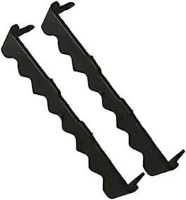 img 1 attached to 🔨 High-Quality 1-3/4" No Nail Sawtooth Picture Hangers - Black Oxide, Pack of 20