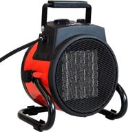 🔥 sunnydaze portable ceramic electric space heater: compact & safe heating for home and office - 750w/1500w power options, auto shut-off feature logo