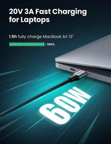 img 2 attached to 🔌 UGREEN Кабель USB C к USB C (2 шт.) - 6фт кабель быстрой зарядки PD для Samsung Galaxy, Google Pixel, MacBook Air, iPad Pro, Nintendo Switch