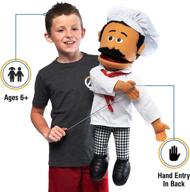 chef luigi ventriloquist style puppet logo