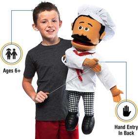 img 4 attached to Chef Luigi Ventriloquist Style Puppet