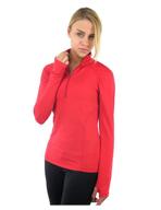 women's essential quarter 👚 zip pullover by alex and abby логотип