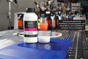 img 1 attached to 🎨 Лак для глазури Liquitex BASICS, 250 мл: Прочная защита и блестящая отделка для произведений искусства.