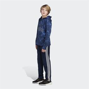 img 1 attached to Adidas Allover Pullover Hoodie: 👕 Medium Boys' Clothing for Active Comfort