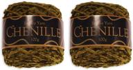 chenille yarn worsted weight skeins logo