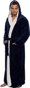 img 4 attached to Ross Michaels Sherpa-Lined Hooded 🧖 Bathrobe - Enhanced SEO-Friendly Product Name