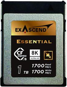 img 4 attached to 💾 Exascend Essential CFexpress карта типа B, 1 ТБ, до 1,700 МБ/с, совместима с камерами Canon, Nikon, Panasonic и другими.