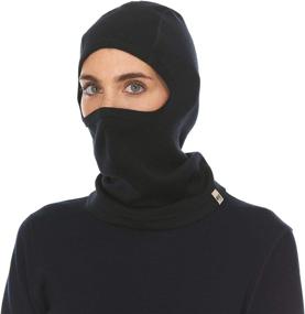 img 3 attached to Black One Size Minus33 Merino Wool 740 Expedition Balaclava