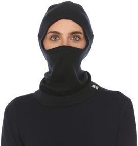 img 2 attached to Black One Size Minus33 Merino Wool 740 Expedition Balaclava