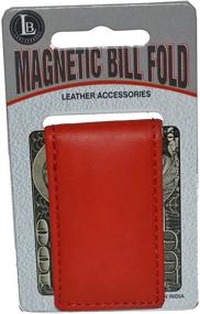 img 1 attached to 💼 Black Men's Wallet Accessories: Leather Wallets with Powerful Magnetic Money Holders, Card Cases & Organizers