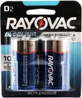 🔋 rayovac d alkaline batteries, 813-2f, 2-pack - enhanced seo logo