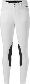 img 3 attached to Crossover Knee Patch Breech Black Sports & Fitness in Team Sports