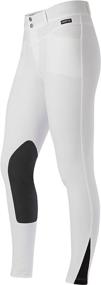 img 1 attached to Crossover Knee Patch Breech Black Sports & Fitness in Team Sports