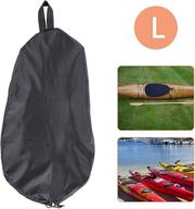 🚣 linkhood large uv50+ blocking kayak cockpit cover - breathable, adjustable & ocean cockpit protector - dimensions: 41.3" x 22.8 logo