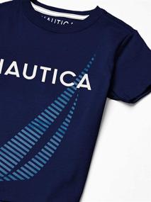 img 1 attached to 👕 Nautica Sailboat Boys' Sleeve Graphic T-Shirt - Top Choice for Boys' Clothing, Tees & Shirts