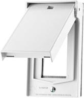 🔌 leviton 4998-w: weather-resistant 1-gang decora/gfci device wallplate with self closing lid, white logo