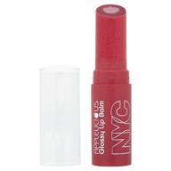 🍎 nyc applelicious glossy lip balm -354 apple blossom: indulge in irresistible gloss and subtle apple blossom tint logo