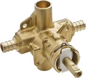 img 3 attached to Moen 2580 Posi-Temp Brass Shower 🚿 Valve: Hassle-Free Pressure Balancing with 1/2-Inch PEX Connection