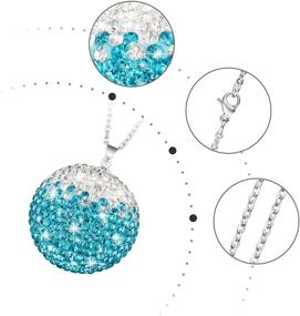 img 2 attached to 🔮 WINKA Car Decor Crystal Ball: Elegant Rear View Mirror Ornament with Rhinestones for Stylish Car Home Decor & Charm