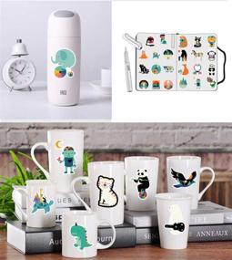 img 1 attached to 🌟 100 PCS Water Bottle Sticker Pack - Animals Laptop Computer Vinyl Stickers: Waterproof, Trendy VSCO Stickers for Teens Girls Boys, Motorcycle, Bicycle, Skateboard, Luggage, Phone