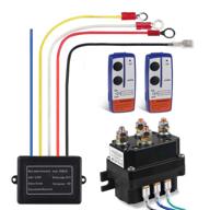 🔌 waterwich 12v 250a winch solenoid relay contactor with 2pcs wireless remote control kit & 6 protecting caps - universal for truck jeep atv suv 2000-5000lbs winches logo