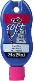 img 1 attached to Tulip 30973 Soft Fabric Paint, 2-Ounce, Matte Royal Blue: Vibrant and Versatile