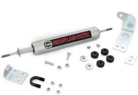 img 2 attached to 🔧 Rough Country N3 Steering Stabilizer for 1997-2003 F150 4WD with 0-5" Lift - Premium Damper!