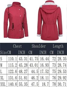 img 1 attached to 🌧️ DOSWODE Raincoats: Waterproof Detachable Windbreaker for Women's Coats, Jackets & Vests
