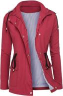 🌧️ doswode raincoats: waterproof detachable windbreaker for women's coats, jackets & vests logo