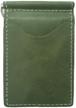 back saver leather wallet minimalist logo