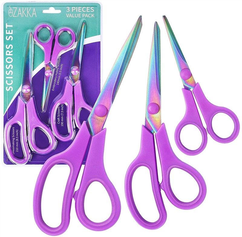 ezakka scissors titanium dressmaking crafting logo