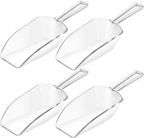 img 4 attached to 🍴 Versatile Kitchen Scoops - Ice, Bath, Food, Candy, Sugar Scoop (7.5 Inches Long) for Kitchen, Bar, Party, Wedding