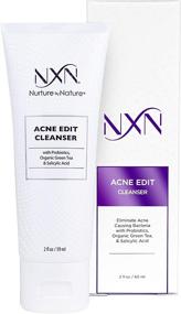 img 4 attached to NxN Acne Facial Cleanser - Salicylic Acid Face Wash with Green Tea & Probiotics to Treat Skin, Stop Blemishes & Breakouts