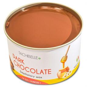 img 3 attached to Tachibelle Professional Hair Removal Dark Chocolate Wax - Advanced 14 Oz Depilatory Wax from Italy