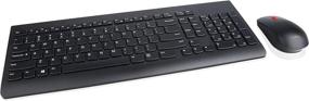 img 3 attached to 🖥️ Lenovo 510 Wireless Keyboard & Mouse Combo - Full Size, Island Key Design, 1200 DPI Optical Mouse, Black
