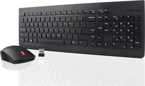 img 4 attached to 🖥️ Lenovo 510 Wireless Keyboard & Mouse Combo - Full Size, Island Key Design, 1200 DPI Optical Mouse, Black