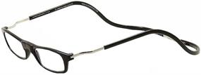 img 4 attached to 👓 Introducing CliC XXL Adjustable Front Magnetic Connect Expandable Reading Glasses - Black +1.50: A Perfect Fit for Enhanced Vision!