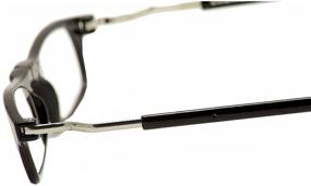 img 2 attached to 👓 Introducing CliC XXL Adjustable Front Magnetic Connect Expandable Reading Glasses - Black +1.50: A Perfect Fit for Enhanced Vision!