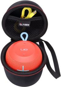 img 3 attached to Жесткий чехол EVA для портативной водонепроницаемой Bluetooth-колонки Ultimate Ears WONDERBOOM - Чехол для переноски (черный), защитный чехол сумки LTGEM