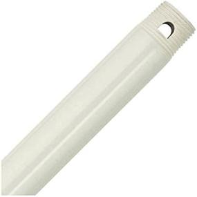 img 4 attached to 🔧 Hunter 22717 12-Inch Downrod, White: Maximize Your Ceiling Fan's Performance