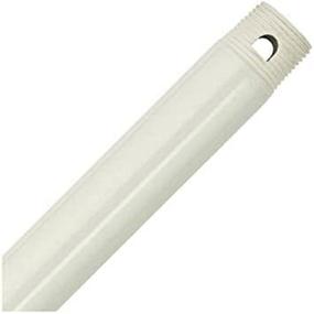 img 3 attached to 🔧 Hunter 22717 12-Inch Downrod, White: Maximize Your Ceiling Fan's Performance