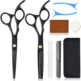 img 4 attached to Professional Scissors Hairdressing Thinning WithHair