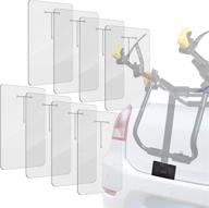 ubenic 8 pack trunk bike rack scratch protectors: bike rack protection pads, paint & scratch protector, anti-scratch accessory for bike car logo