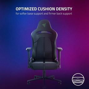 img 1 attached to 🪑 Experience Unparalleled Comfort and Support with Razer Enki X Essential Gaming Chair: A Perfect Blend of All-Day Gaming Comfort, Lumbar Arch Support, and Reclining Functionality