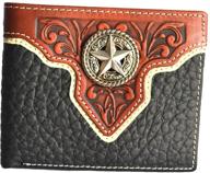 кончо из натуральной кожи western bifold логотип