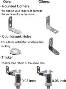 img 2 attached to Bracket PorsMing 40Mmx40Mm Stainless Fastener