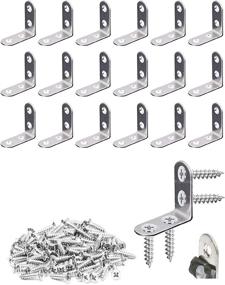 img 4 attached to Bracket PorsMing 40Mmx40Mm Stainless Fastener